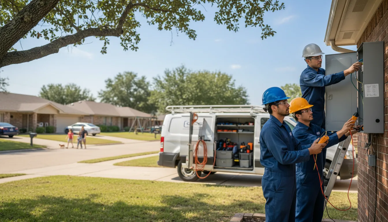 Certified electrician providing emergency electrical services in Wheelwright, KY